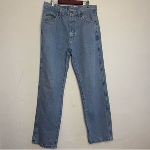 Wrangler Light Wash Rigged 100% Cotton Denim Jeans